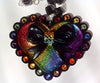Rainbow JumBow Heart necklace